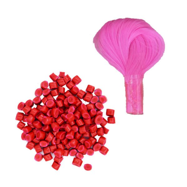 Fluorescent rose red masterbatch for PP yarns,PP Fluorescent color masterbatch