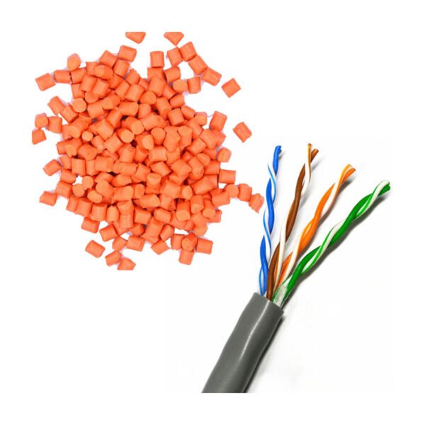 Low smoke halogen-free 2301 orange color masterbatch for wire and cable