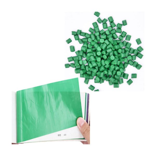 Green masterbatch for PE,Plastic film colour masterbatch